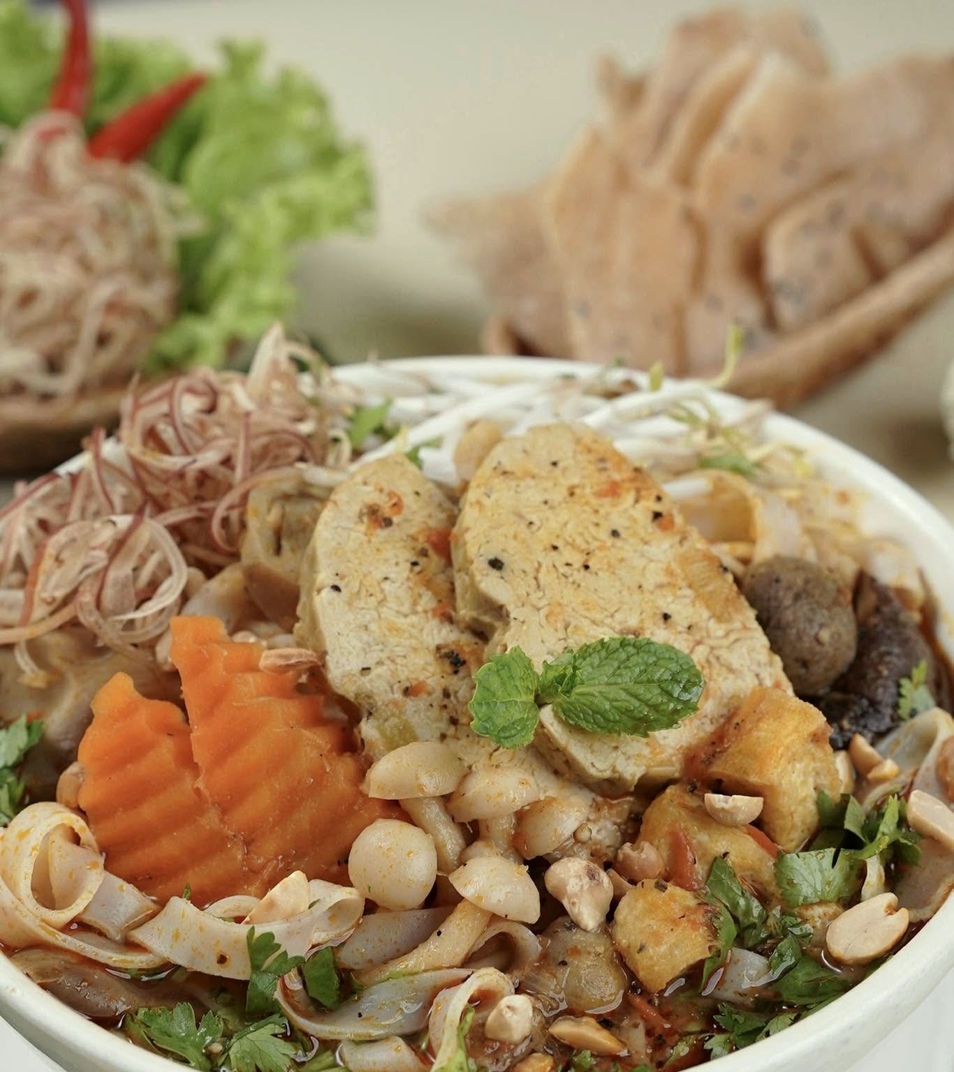 Mì Quảng chay
